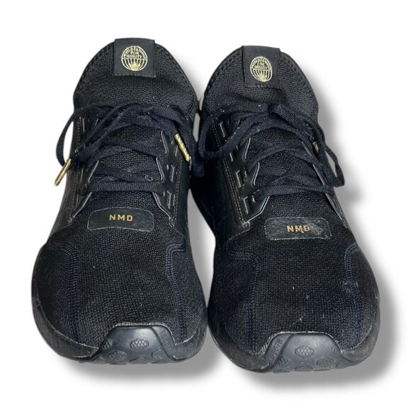 Adidas Originals NMD_R1 V2 Core Black / Gold Running Shoes Men’s Size 12, HP3251 - Picture 1 of 11